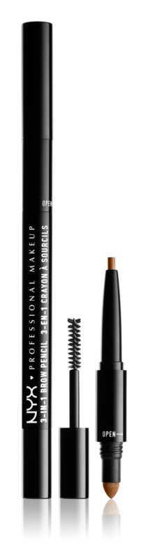 NYX Professional Makeup 3-In-1 Brow Pencil