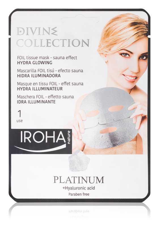 Iroha Divine Collection Platinum & Hyaluronic Acid facial skin care