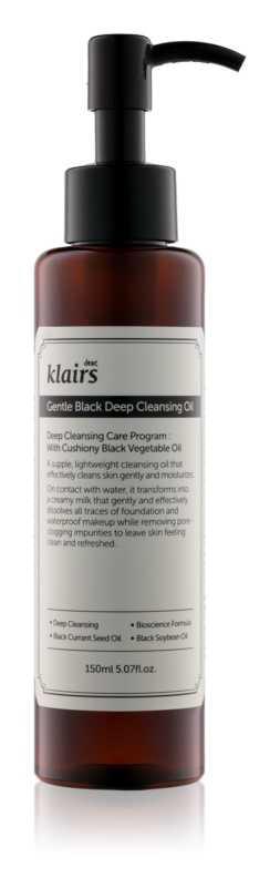 Klairs Gentle Black makeup removal and cleansing