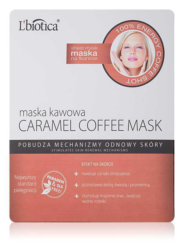 L’biotica Masks Caramel Coffee facial skin care