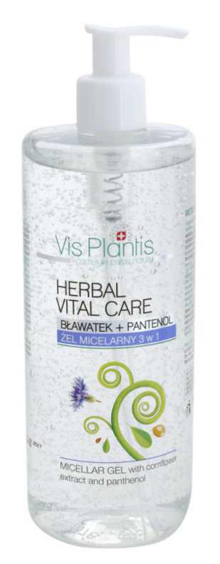 Vis Plantis Herbal Vital Care Cornflower Extract & Panthenol makeup removal and cleansing