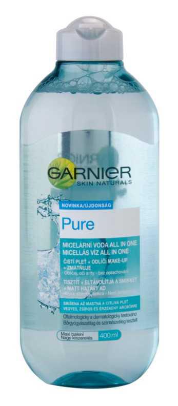 Garnier Pure face care routine