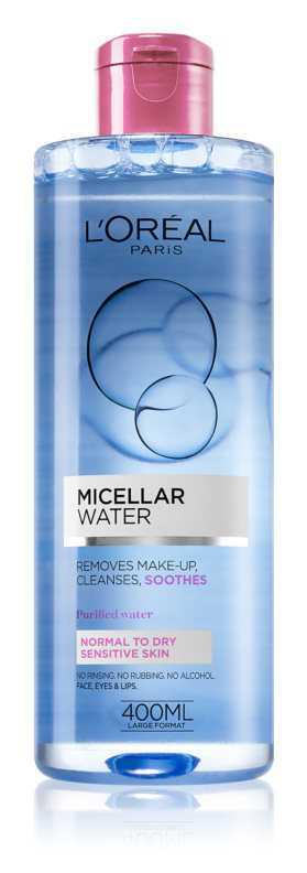 L’Oréal Paris Micellar Water face care routine