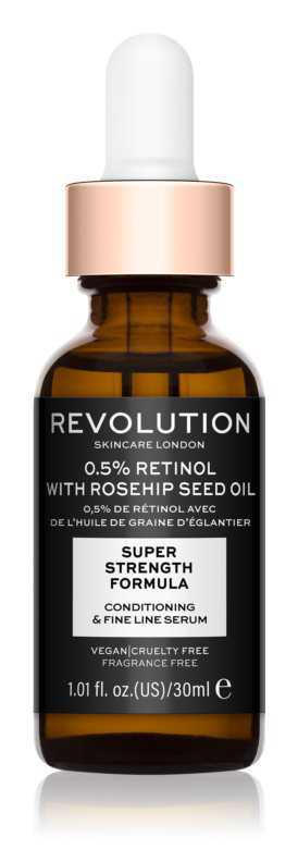 Revolution Skincare 0.5% Retinol Super Serum with Rosehip Seed Oil face care routine