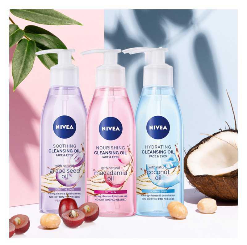 Nivea Cleansing Oil Soothing Grape Seed makeup removal and cleansing