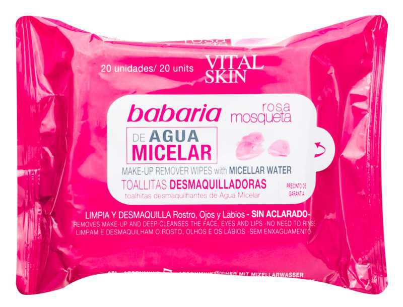 Babaria Rosa Mosqueta makeup removal and cleansing