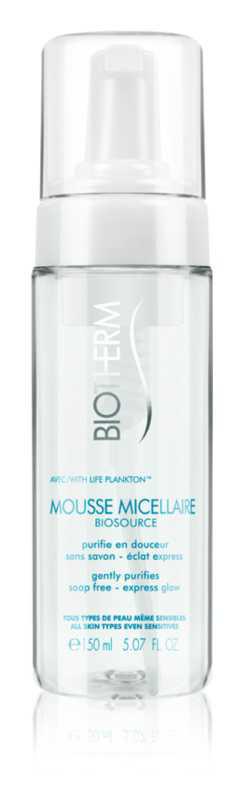 Biotherm Biosource Mousse Micellaire face care routine