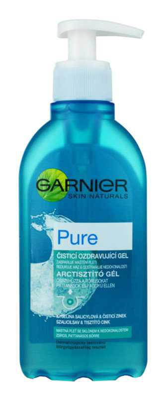 Garnier Pure face care routine