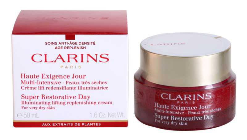 Clarins Super Restorative dry skin care