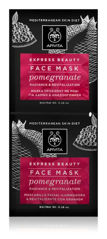 Apivita Express Beauty Pomegranate facial skin care
