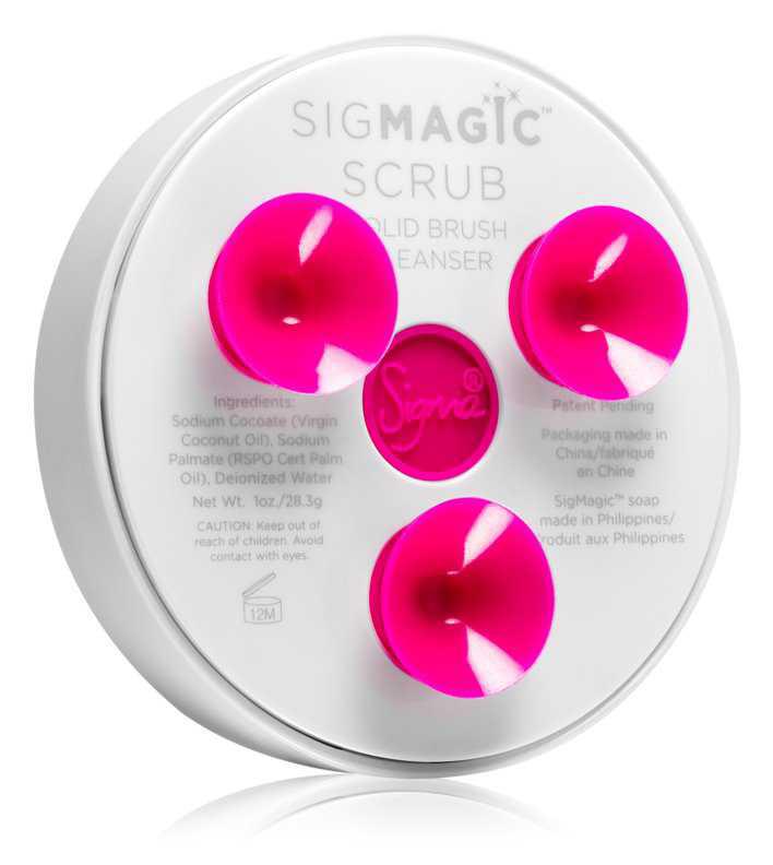 Sigma Beauty SigMagic Scrub brushes cleaning