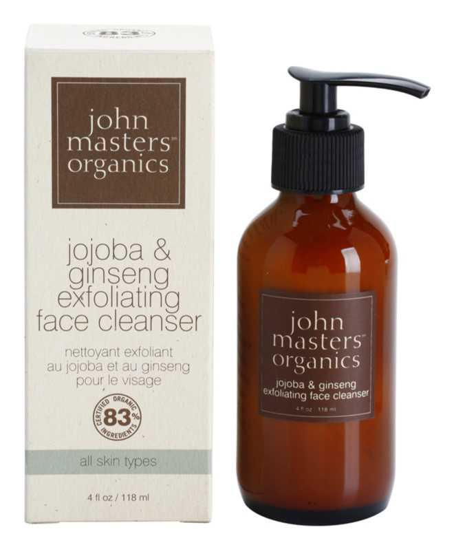 John Masters Organics All Skin Types makeup removal and cleansing