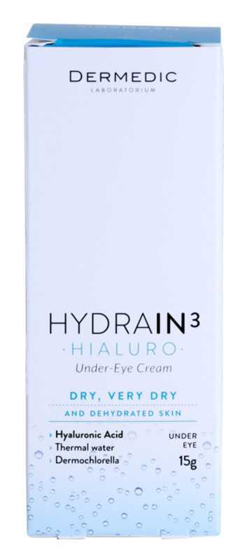 Dermedic Hydrain3 Hialuro skin care around the eyes