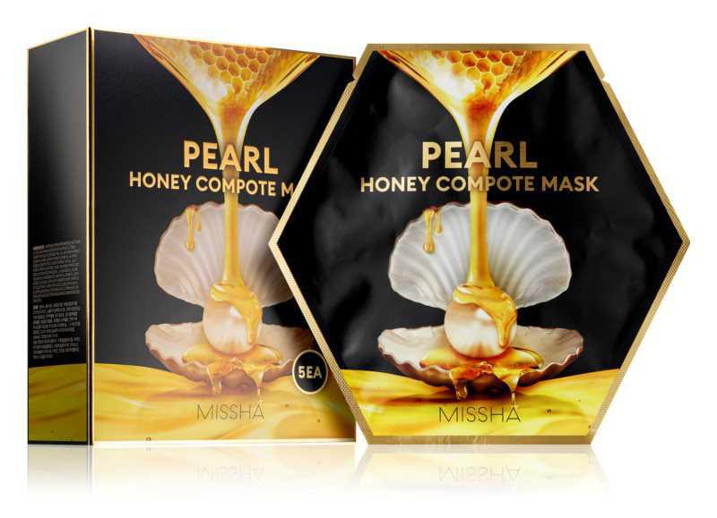 Missha Honey Compote Mask Pearl face masks