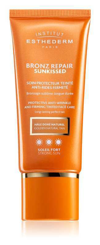 Institut Esthederm Bronz Repair Sunkissed Protective Anti-Wrinkle And Firming Tinted Face Care cosmetics