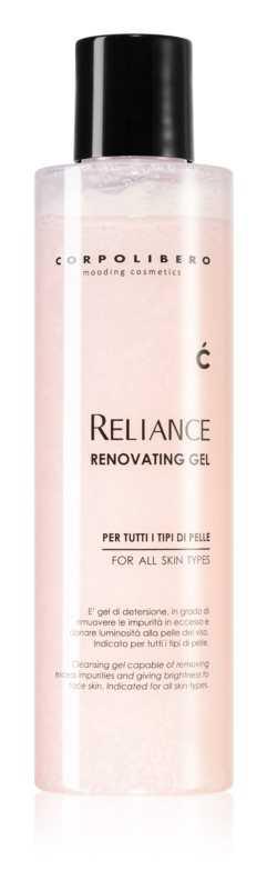 Corpolibero Reliance Renovating Gel makeup removal and cleansing