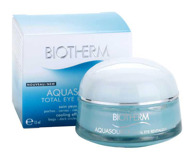 Biotherm Aquasource Total Eye Revitalizer face care routine
