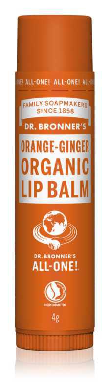 Dr. Bronner’s Orange & Ginger lip care