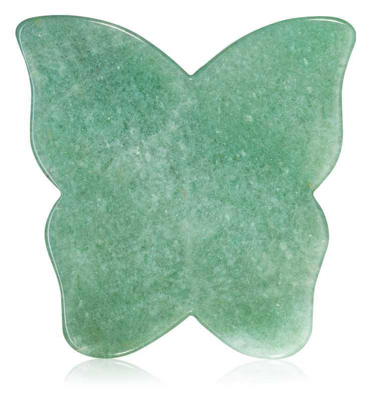 Crystallove Butterfly Aventurine Gua Sha Plate makeup accessories