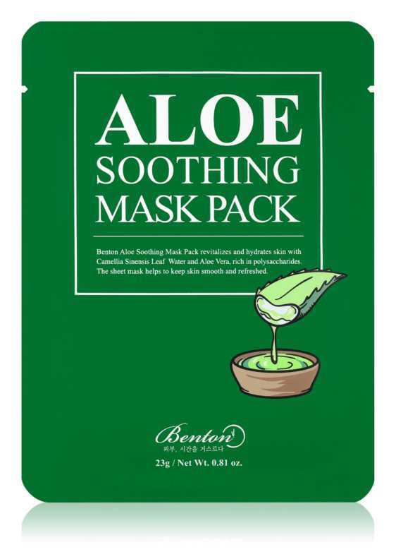 Benton Aloe face masks