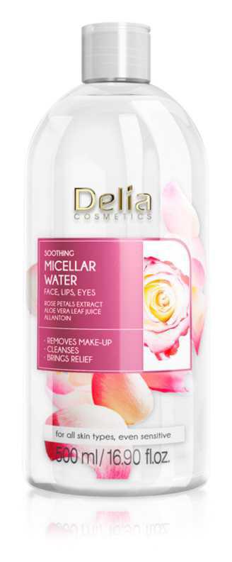 Delia Cosmetics Micellar Water Rose Petals Extract makeup removal and cleansing