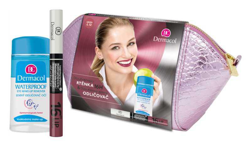 Dermacol 16H Lip Colour makeup removal and cleansing