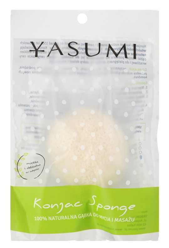 Yasumi Konjak Pearl makeup removal and cleansing