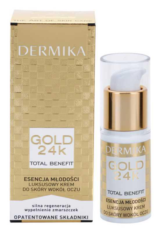 Dermika Gold 24k Total Benefit skin care around the eyes