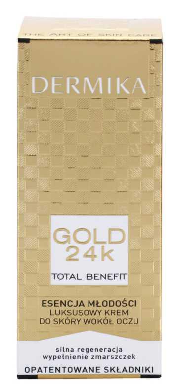 Dermika Gold 24k Total Benefit skin care around the eyes