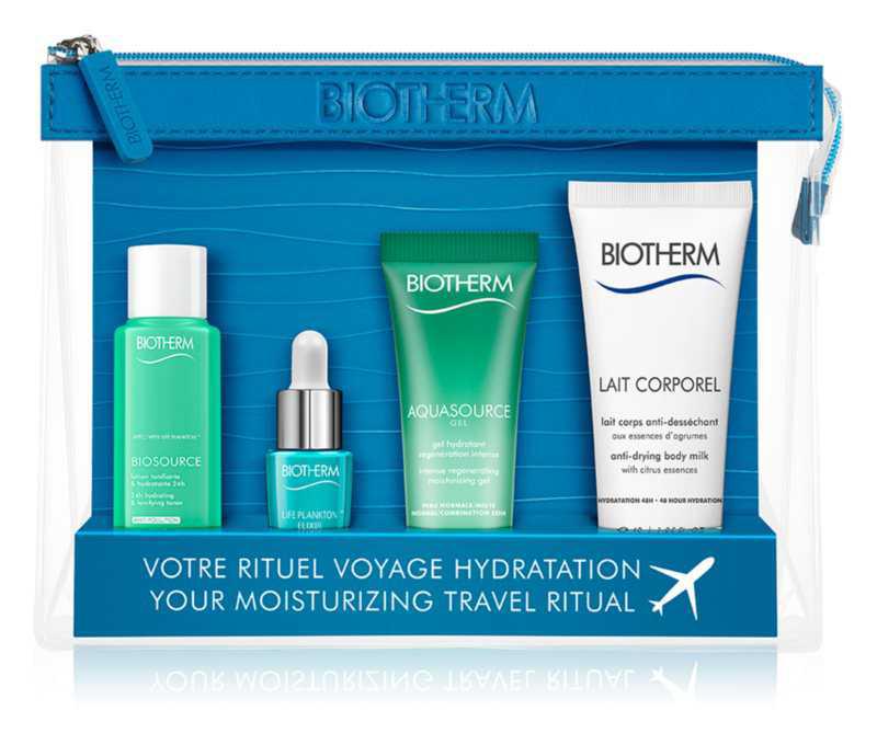 Biotherm Aquasource face care routine