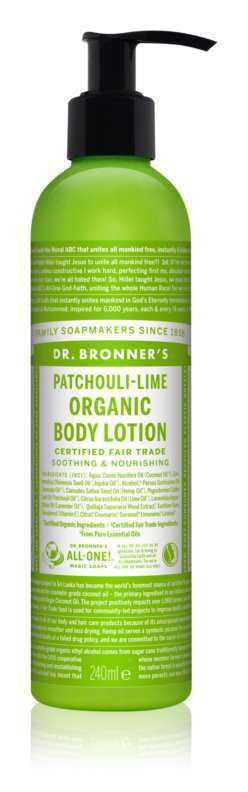 Dr. Bronner’s Patchouli & Lime body