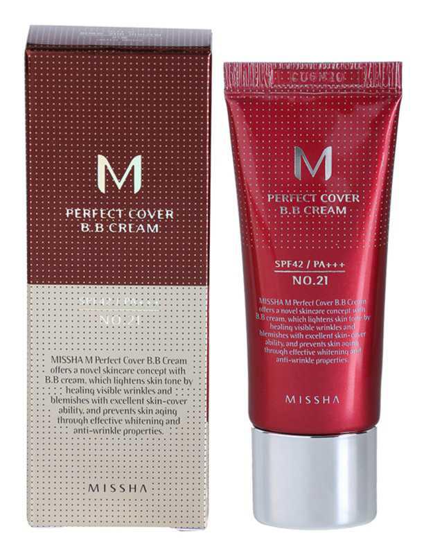 Missha M Perfect Cover bb and cc creams