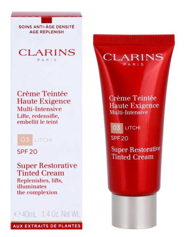 Clarins Super Restorative face care