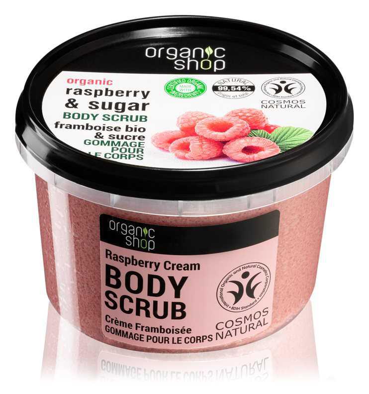 Organic Shop Body Scrub Ruspberry & Sugar