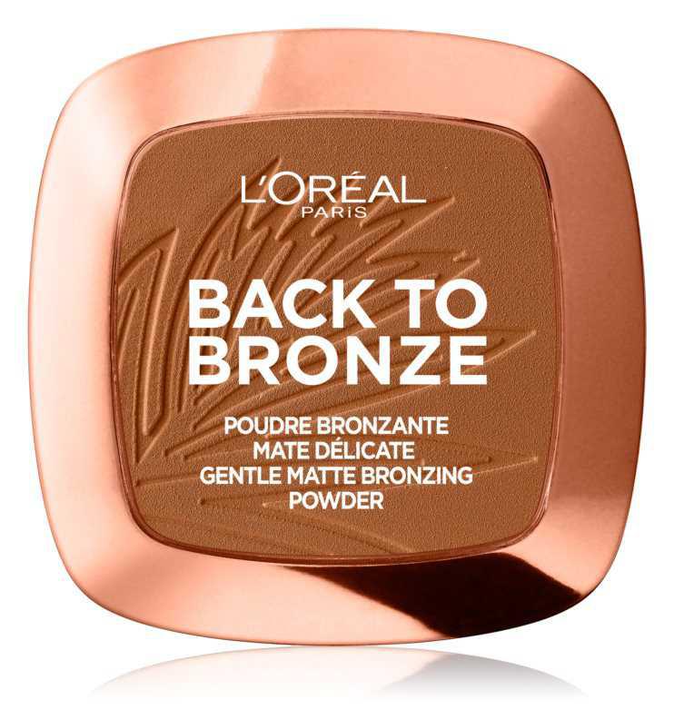 L’Oréal Paris Wake Up & Glow Back to Bronze makeup