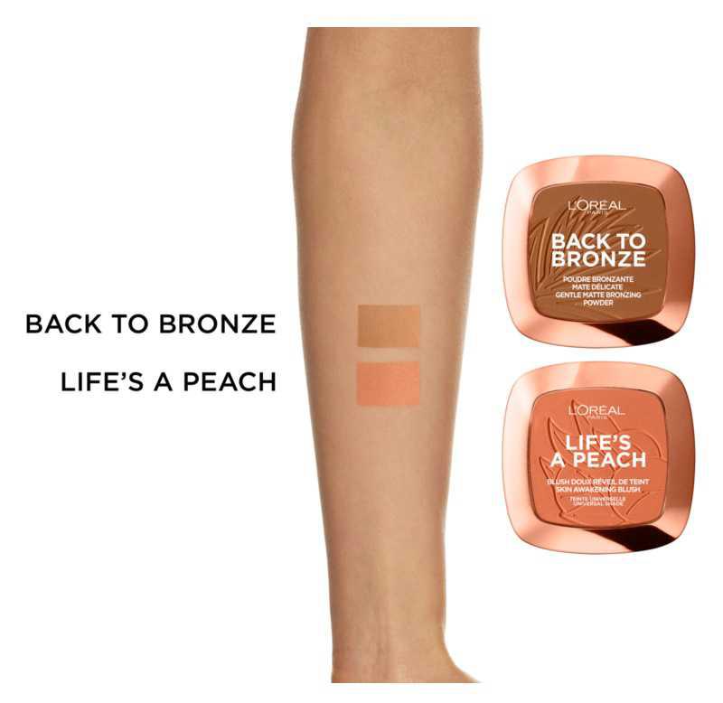L’Oréal Paris Wake Up & Glow Back to Bronze makeup