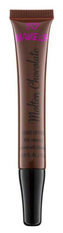 I Heart Revolution Lip Lava Molten Chocolate makeup