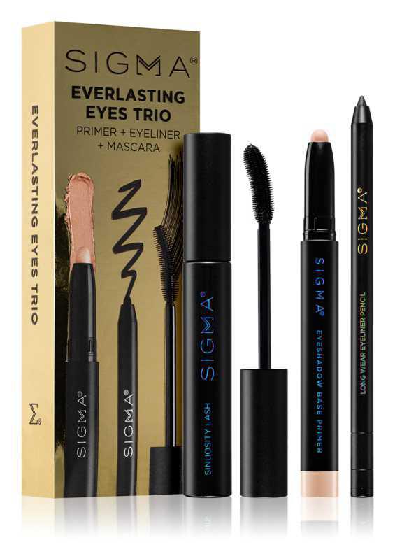 Sigma Beauty Everlasting Eyes Trio makeup
