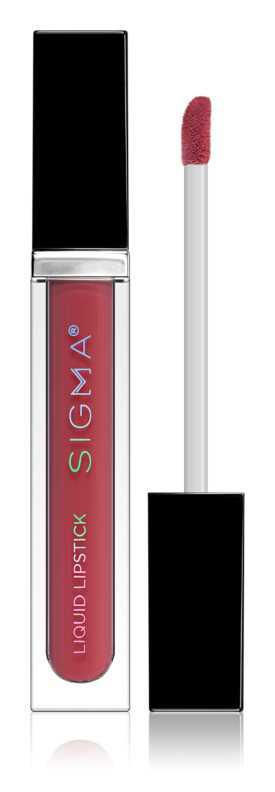 Sigma Beauty Liquid Lipstick makeup