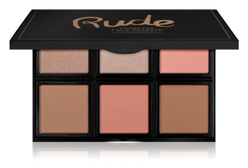 Rude Cosmetics Face Palette Fearless makeup palettes