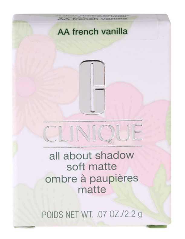 Clinique All About Shadow Soft Matte eyeshadow