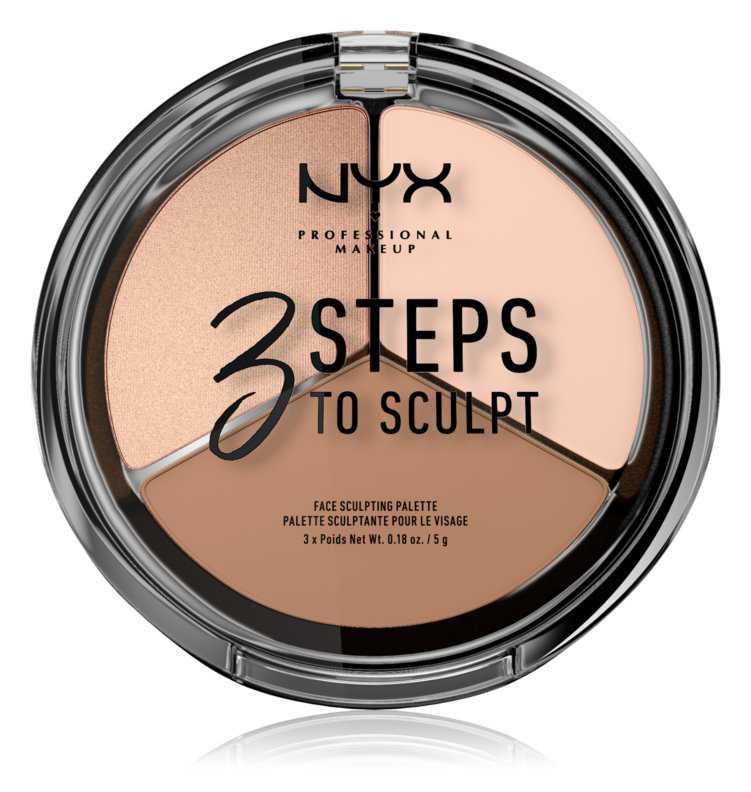 NYX Professional Makeup 3 Steps To Sculpt makeup