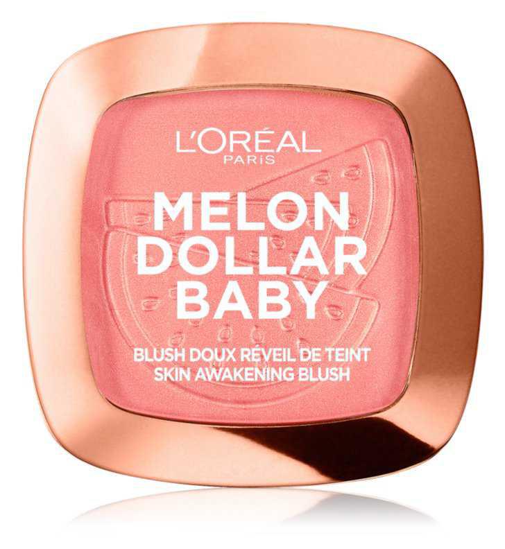 L’Oréal Paris Wake Up & Glow Melon Dollar Baby makeup