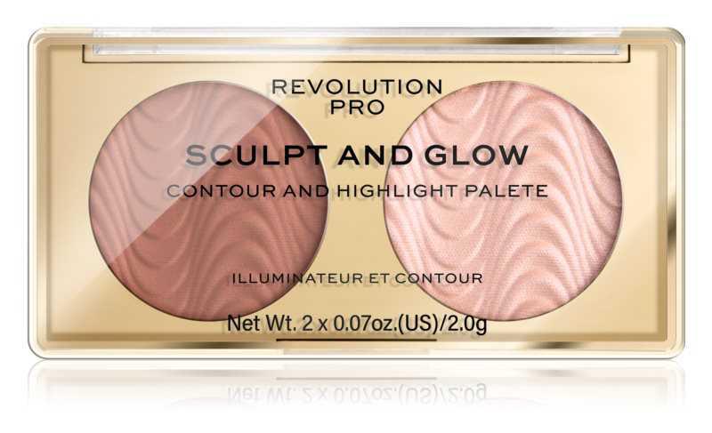 Revolution PRO Sculpt And Glow makeup palettes