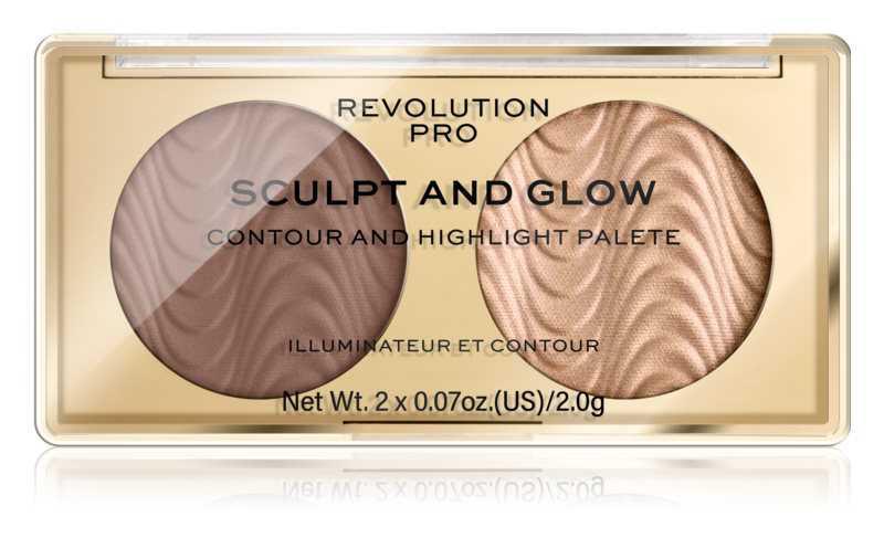 Revolution PRO Sculpt And Glow makeup palettes