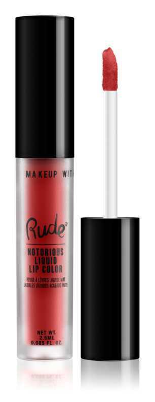 Rude Cosmetics Notorious makeup