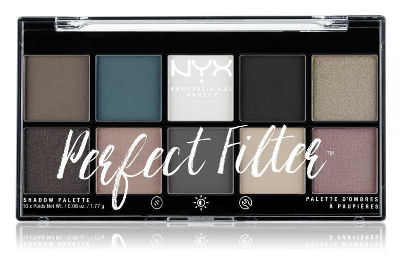 NYX Professional Makeup Perfect Filter Shadow Palette eyeshadow