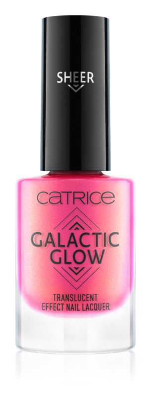 Catrice Galactic Glow Transluscent Effect nails