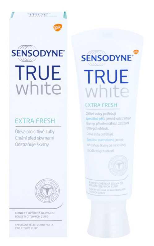 Sensodyne True White Extra Fresh teeth whitening