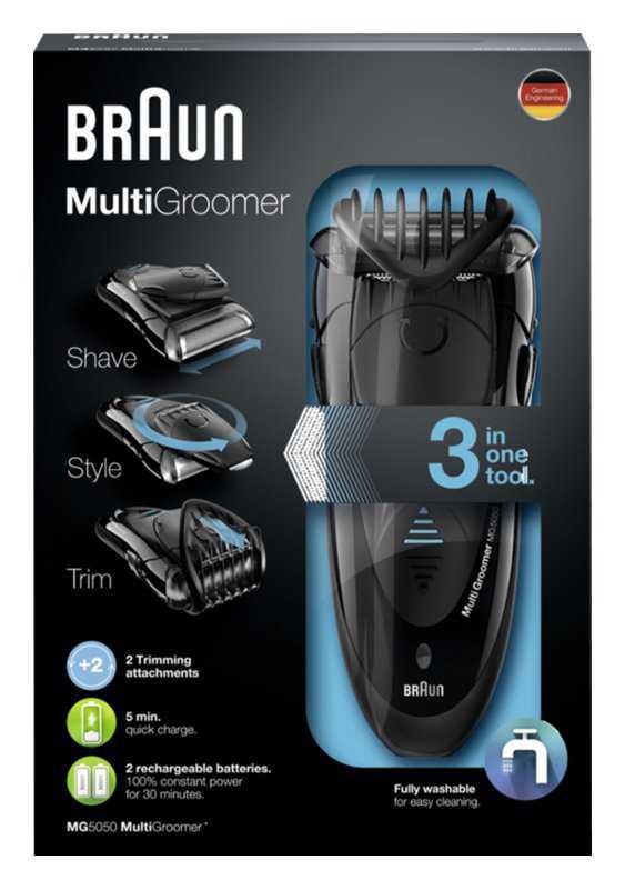 Braun Multi Groomer MG5050 beard care